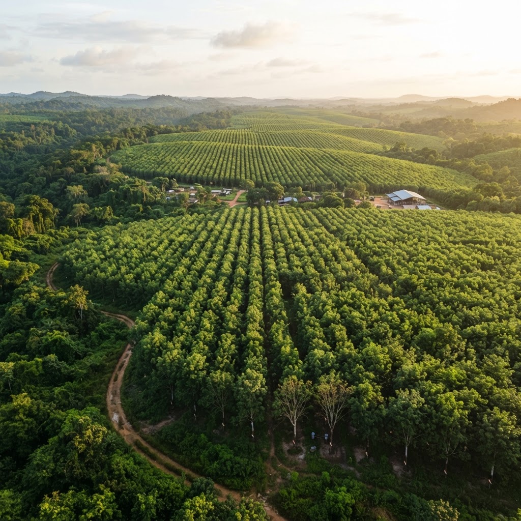 Rubber plantation